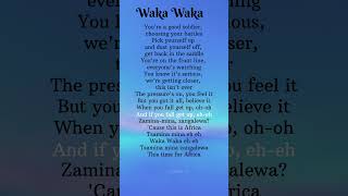 Download lagu Waka Waka (This time for africa) - Shakira ft. Freshlyground #lyrics #wakawaka mp3