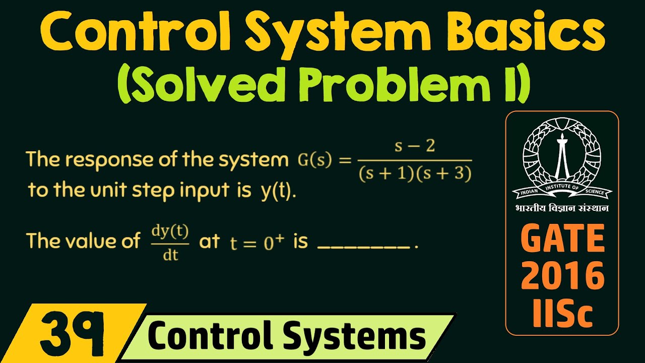 Basics of Control Systems (Solved Problem 1)