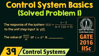 Basics of Control Systems (Solved Problem 1)