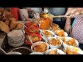 Morning Rush For Spicy Curry Samosa Nagpur S Local Breakfast Indian Street Food