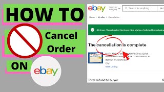 How To Cancel An Order On eBay as the Seller | eBay Beginner Tutorial | Buyer Asked To Cancel