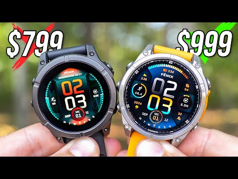 Garmin Fenix ​​E vs. Fenix ​​8 (Anschauen vor dem Kauf!)