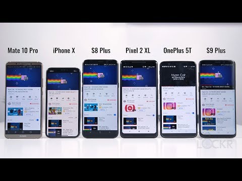 Battery Test: Galaxy S9 Plus vs iPhone X vs Pixel 2 XL vs Mate 10 Pro vs OnePlus 5T vs S8 Plus