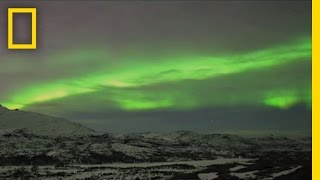 Aurora Borealis Time Laps Video