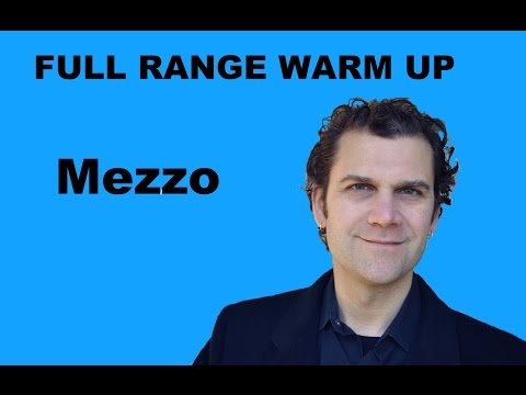 Singing Warm Up - Mezzo Soprano Full Range