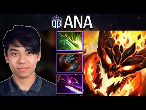 OG.ANA SMURF SHADOW FIEND WITH BUTTERFLY-SILVEREDGE - DOTA 2 7.30 GAMEPLAY