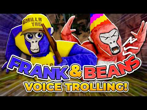I Voiced Trolled as FRANK in Gorilla Tag...