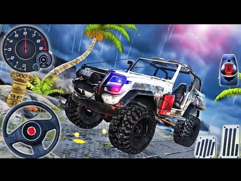 Offroad SUV Jeep Drive Tough Simulator - 4x4 Monster Truck Mountain Climb Driving - #AndroidGame2021