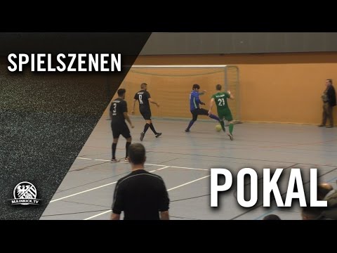 SV Zeilsheim - SG 01 Hoechst (Halbfinale, Hallenturnier des 1. FC Sulzbach 2017) – Spielszenen