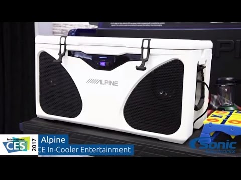 Alpine ICE In-Cooler Entertainment System PWD-CB1-video