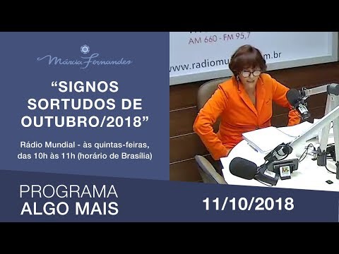 Programa Algo Mais - "Signos sortudos de Outubro/2018" - 11/10/2018