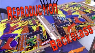Unboxing and Comparing a Shay The Amazing Spiderman Gottlieb Pinball Backglass... with the Original!