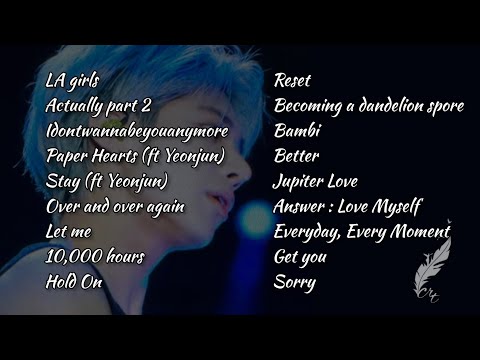 Taehyun Song Covers as a Playlist | Updated 2023 #txt #taehyun { ft #yeonjun }