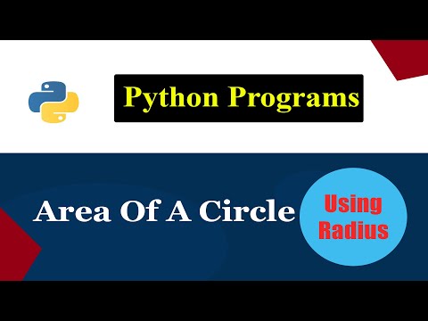 Area Of Circle Program In Python Coding Python