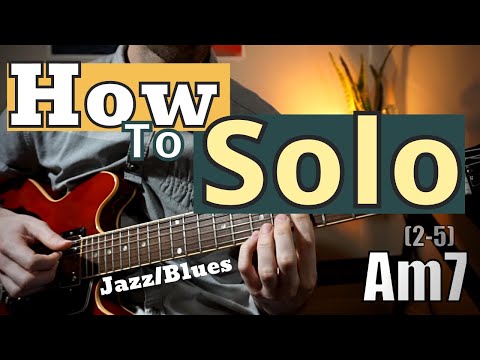 How to Solo Over a 12 Bar Blues - Jazz Guitar Lesson (free pdf)