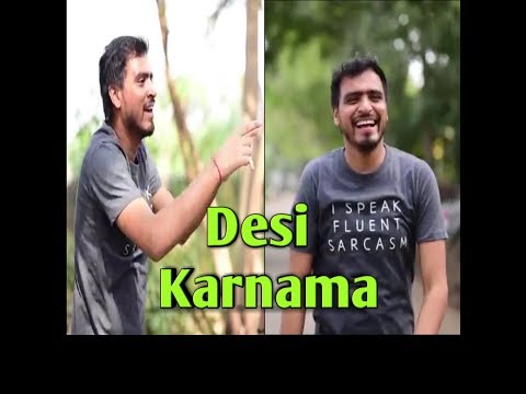 Amit Bhadana - Desi Karnama New comedy.  Amit bhadana Comedy compilation by Box Studio
