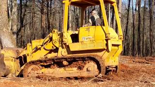 Cat 955 Clearing Land