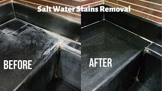 How to Clean or Remove Salt Water Stains on Sink,Tap,Floor,Tiles | How to Remove Hard Water Stains