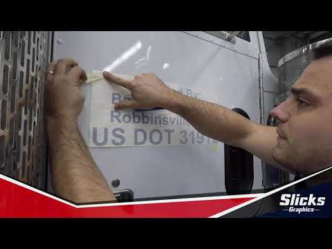 How To Install Truck Lettering - Slicks Graphics
