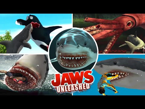 Jaws Unleashed All Bosses (PS2, PC, XBOX)