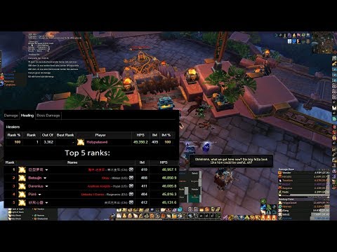New style of Holy Paladin - Grong Mythic - Rank1 @ 49.4k hps - Holy Paladin POV