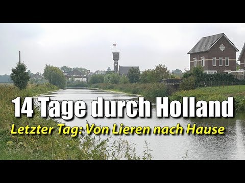 14 Tage mit dem Rad durch Holland - Tag 14: Von Lieren nach Hause