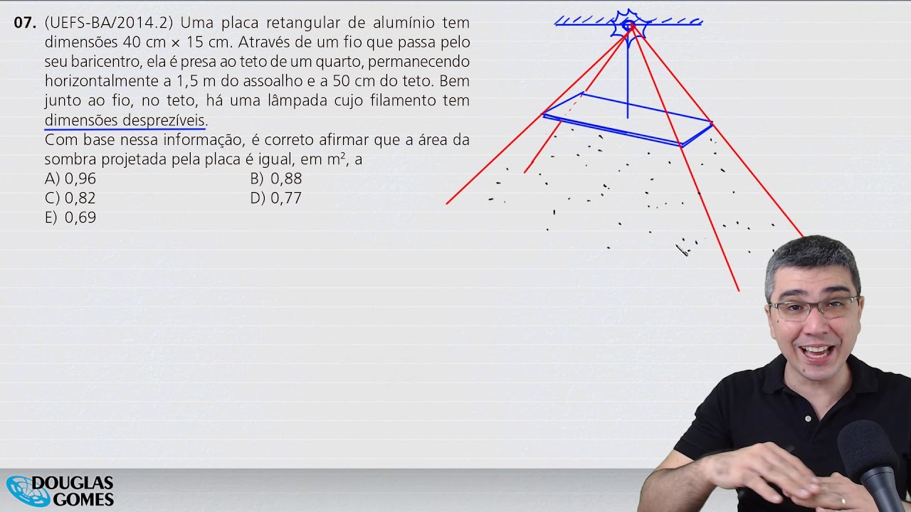 Resolução de exercícios de Óptica geométrica: introdução