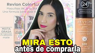 Cosas que debes saber sobre la base de MAQUILLAJE Revlon Colorstay - Tips Y RESEÑA - Deily Urquiola