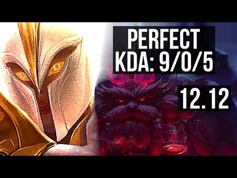 KAYLE vs ORNN (TOP) | 9/0/5, 700+ games, Legendary | EUW Master | 12.12