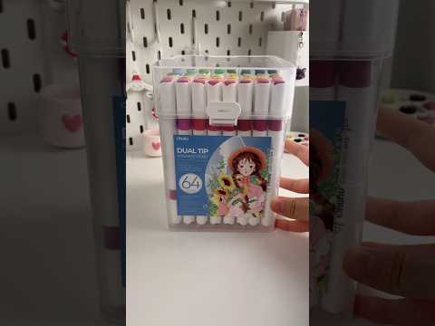 trying Ohuhu water-based brush markers #ohuhumarkers #markers