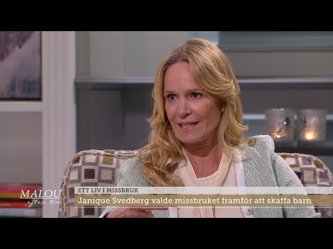 Janique Svedberg tog 60 tabletter om dagen – "Jag valde bort allt" - Malou Efter tio (TV4)
