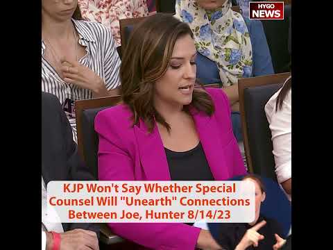 KJP On Special Counsel Connections Between Joe, Hunter — "The President Was Not In Business With His Son"