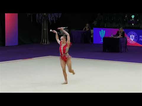 UZB USOVA Natalya Clubs Seniors FIG RG WCCup Cluj Napoca 2025 #RhythmicGymnastics