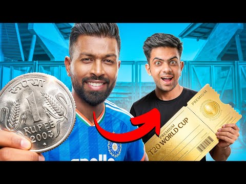 Turning RS 1 into Indian Cricket Match Ticket in 6 Hours!