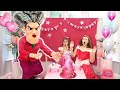 Ruby And Bonnie Have A Pink Food Party For A Day