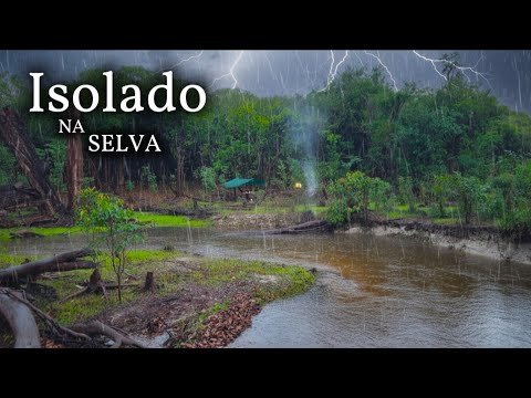 “ACAMPEI SOZINHO por 2 DIAS na FLORESTA AMAZÔNICA sob CHUVA FORTE – DESAFIO REAL! 