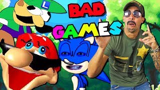 BAD VIDEO GAMES! WORST INTERNET SUPER MARIO RIP OFF GAMES! FLASH GAME FAILS