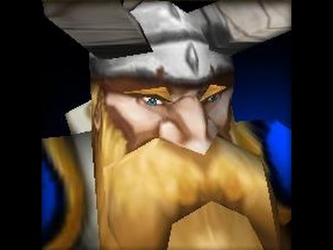 Muradin Bronzebeard performs a rear choke on a crocodile