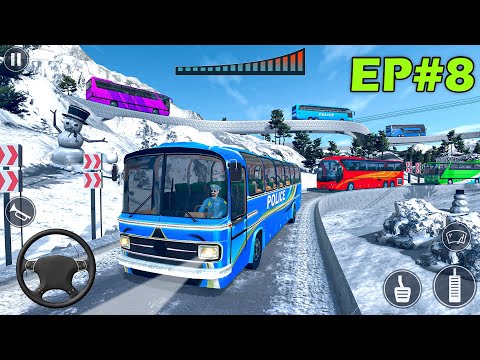 Police Bus Simulator 2023 - Driving Bus Game  (Brave Jackals) Transport Mode | EP#8 level 9, MR.GOA