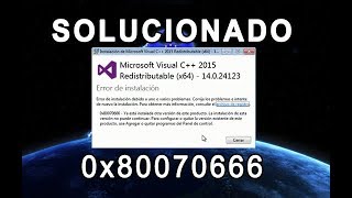 Solucionar el Error 0x80070666 de Microsoft Visual C++ 2015 Redistributable