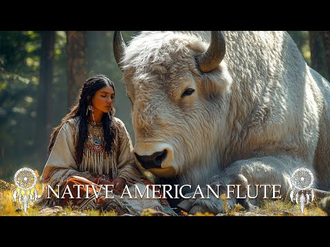 White Buffalo Calf Woman - Healing Meditation Music - Native American Flute Music for Calm The Mind