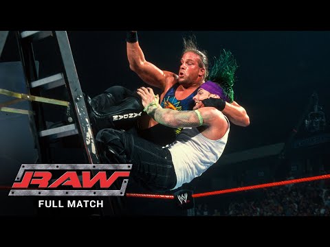 FULL MATCH - Jeff Hardy vs. Rob Van Dam – Title Unification Ladder Match: Raw, July 22, 2002