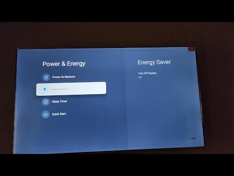 TCL TV Energy Saving Mode