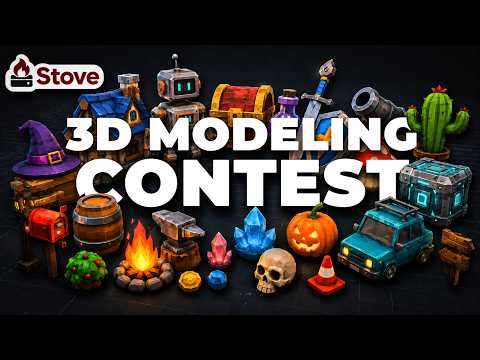 I'm hosting the World's First STOVE 3D Modeling Contest 🔥