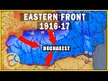 Eastern Front of WW1 animated: 1916-17