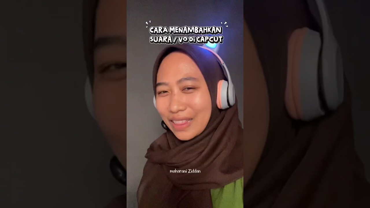 Tutorial voice over di capcut #belajarngedit #belajarngonten