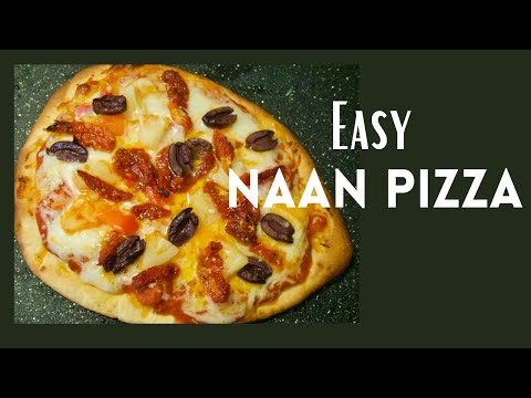 HOW TO MAKE NAAN BREAD PIZZA