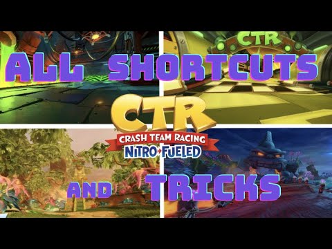 Crash team racing nitro fueled - All Shortcuts and Tricks (Glitch shortcut). All tracks.