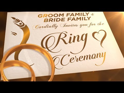 Ring Ceremony Invitation Videos