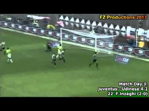 Serie A 1999-2000, day 3 Juventus - Udinese 4-1 (F.Inzaghi 1st goal)